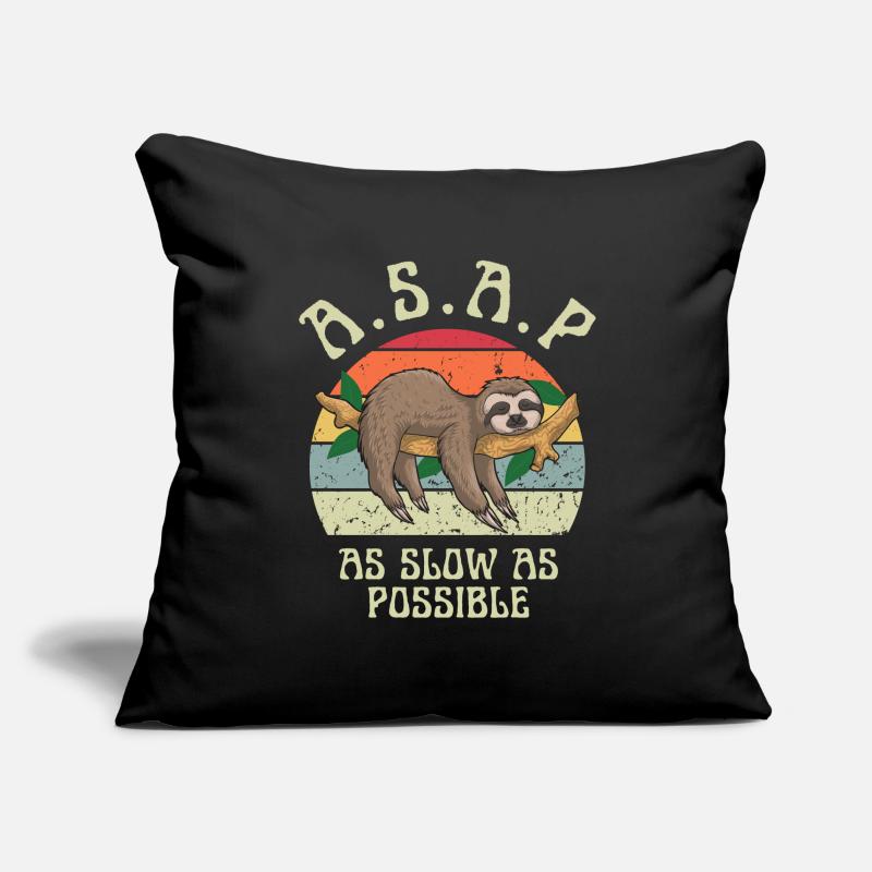 As Slow As Possible Sofa pillowcase 17,3'' x 17,3'' (45 x 45 cm)