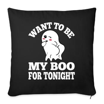 Sassy Ghost Booty Flirt Women's Halloween Fun - Sofa pillowcase 17,3'' x 17,3'' (45 x 45 cm) - black - Front