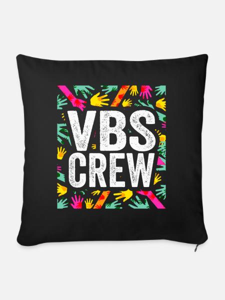 VBS-Besatzung - Sofakissenbezug 45 x 45 cm - Schwarz