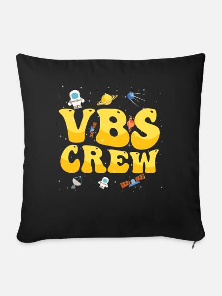 VBS-Besatzung - Sofakissenbezug 45 x 45 cm - Schwarz