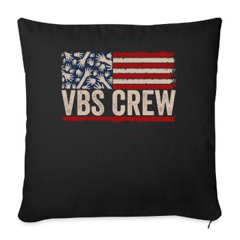 VBS Crew - Sofa pillowcase 17,3'' x 17,3'' (45 x 45 cm) - black - Front