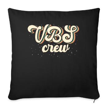 VBS Crew - Sofa pillowcase 17,3'' x 17,3'' (45 x 45 cm) - black - Front