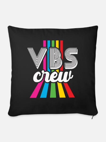 VBS-Besatzung - Sofakissenbezug 45 x 45 cm - Schwarz