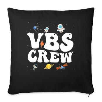 VBS Crew - Sofa pillowcase 17,3'' x 17,3'' (45 x 45 cm) - black - Front
