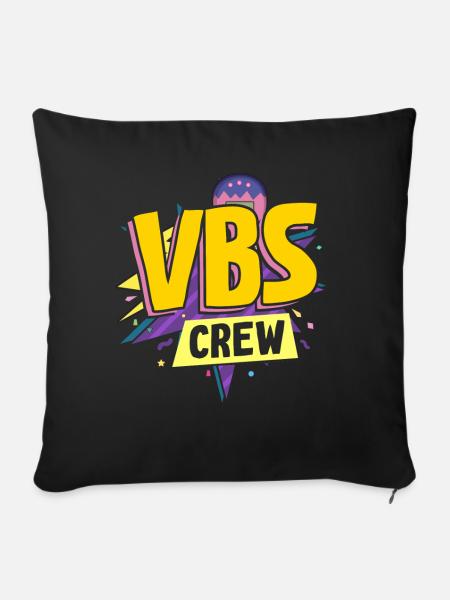 VBS-Besatzung - Sofakissenbezug 45 x 45 cm - Schwarz