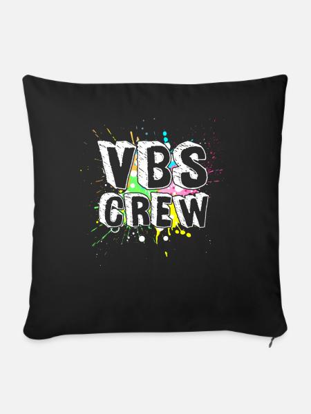 VBS-Besatzung - Sofakissenbezug 45 x 45 cm - Schwarz