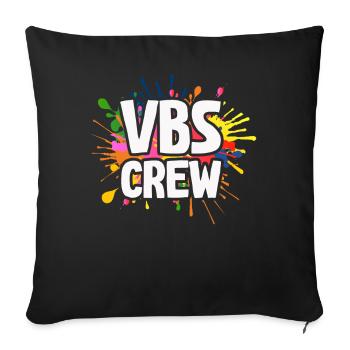 VBS Crew - Sofa pillowcase 17,3'' x 17,3'' (45 x 45 cm) - black - Front