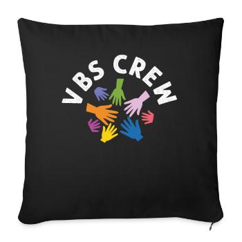 VBS Crew - Sofa pillowcase 17,3'' x 17,3'' (45 x 45 cm) - black - Front
