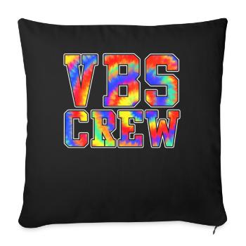 VBS Crew - Sofa pillowcase 17,3'' x 17,3'' (45 x 45 cm) - black - Front