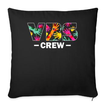 VBS Crew - Sofa pillowcase 17,3'' x 17,3'' (45 x 45 cm) - black - Front