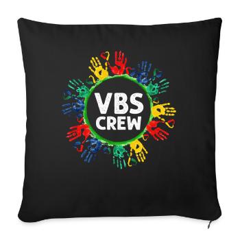 VBS Crew - Sofa pillowcase 17,3'' x 17,3'' (45 x 45 cm) - black - Front