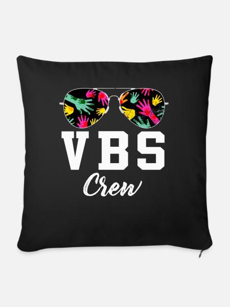 VBS-Besatzung - Sofakissenbezug 45 x 45 cm - Schwarz