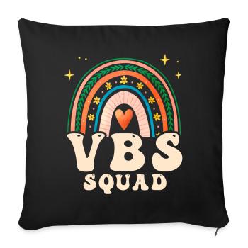 VBS Squad Bibel Shool - Sofakissenbezug 45 x 45 cm - Schwarz - Vorne