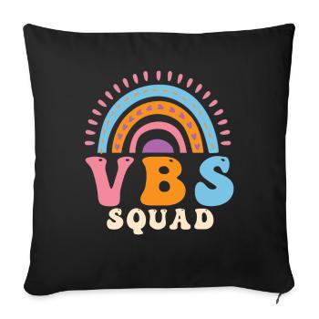 VBS Squad Bibel Shool - Sofakissenbezug 45 x 45 cm - Schwarz - Vorne