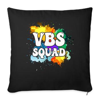 VBS Squad Bibel Shool - Sofakissenbezug 45 x 45 cm - Schwarz - Vorne