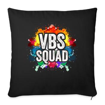 VBS Squad Bibel Shool - Sofakissenbezug 45 x 45 cm - Schwarz - Vorne