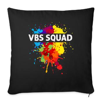 VBS Squad Bibel Shool - Sofakissenbezug 45 x 45 cm - Schwarz - Vorne