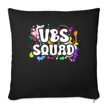 VBS Squad Bibel Shool - Sofakissenbezug 45 x 45 cm - Schwarz - Vorne
