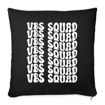VBS Squad Bibel Shool - Sofakissenbezug 45 x 45 cm - Schwarz - Vorne
