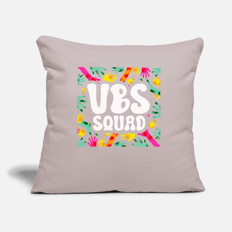 VBS Squad Bible Shool Housse de coussin décorative 45 x 45 cm