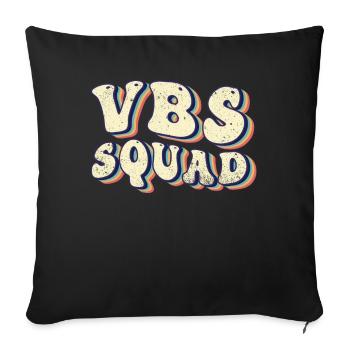 VBS Squad Bibel Shool - Sofakissenbezug 45 x 45 cm - Schwarz - Vorne