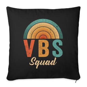 VBS Squad Bibel Shool - Sofakissenbezug 45 x 45 cm - Schwarz - Vorne