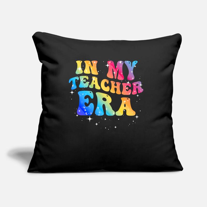 À l’époque de l’enseignement Housse de coussin décorative 45 x 45 cm