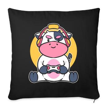 Certified Gamer Spieler - Sofakissenbezug 45 x 45 cm - Schwarz - Vorne