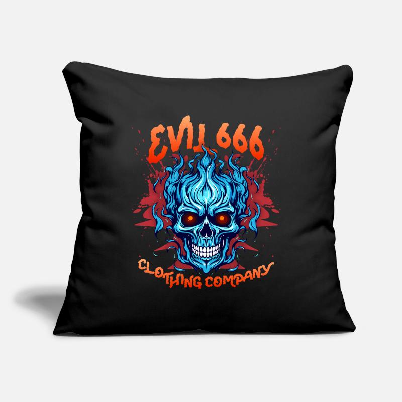 Devil Devil, Evil 666, Comic Devil Satan Saying Sofa pillowcase 17,3'' x 17,3'' (45 x 45 cm)