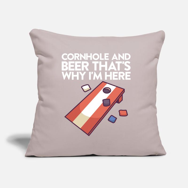 Cornhole Game Corn Hole Outfit with Cornhole Sofa pillowcase 17,3'' x 17,3'' (45 x 45 cm)