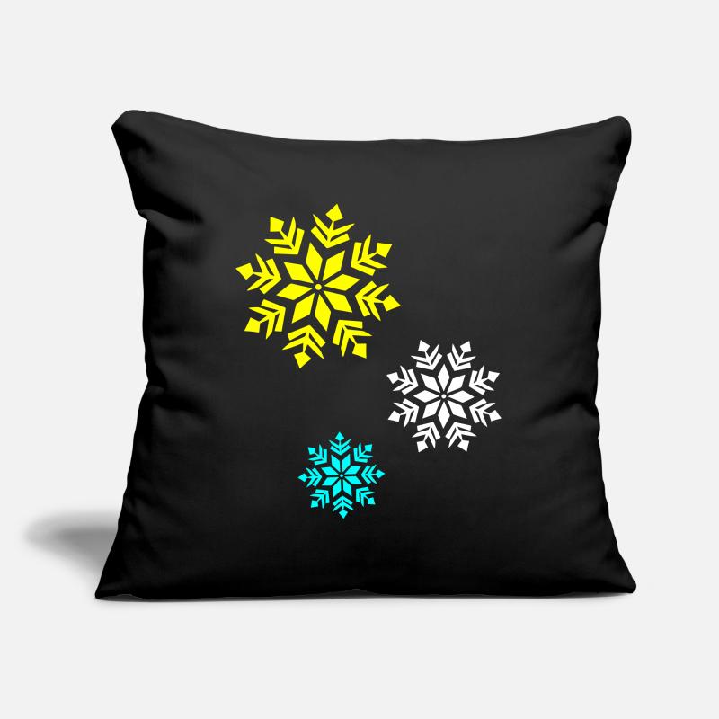 Snowflake Winter Sofa pillowcase 17,3'' x 17,3'' (45 x 45 cm)