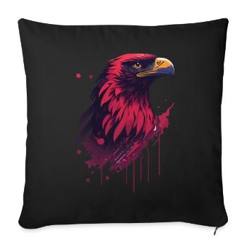 Eagle Pride Sport and Nation Coat of Arms Mascot - Sofa pillowcase 17,3'' x 17,3'' (45 x 45 cm) - black - Front