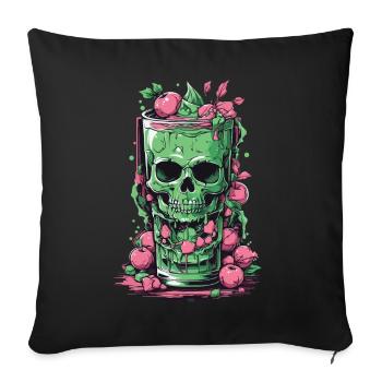 Gothic Gift Cocktail Magic Witches Occult Design - Sofa pillowcase 17,3'' x 17,3'' (45 x 45 cm) - black - Front