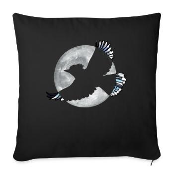 Bird Watching Birder Ornithologist Bird Lover - Sofa pillowcase 17,3'' x 17,3'' (45 x 45 cm) - black - Front