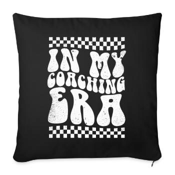 Coach Era Coaching Tees Sports Team Staff - Sofa pillowcase 17,3'' x 17,3'' (45 x 45 cm) - black - Front