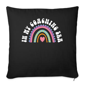 Coach Era Coaching Tees Sports Team Staff - Sofa pillowcase 17,3'' x 17,3'' (45 x 45 cm) - black - Front
