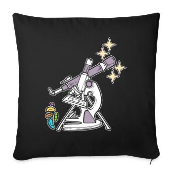 Science Is Everywhere Chemiker - Sofakissenbezug 45 x 45 cm - Schwarz - Vorne