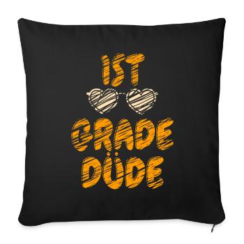 Professeur de maternelle Drôle Étudiant 1er Diplôme - Housse de coussin décorative 45 x 45 cm - noir - Devant