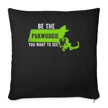 Pukwudgie Cryptid Folklore Myths - Sofa pillowcase 17,3'' x 17,3'' (45 x 45 cm) - black - Front