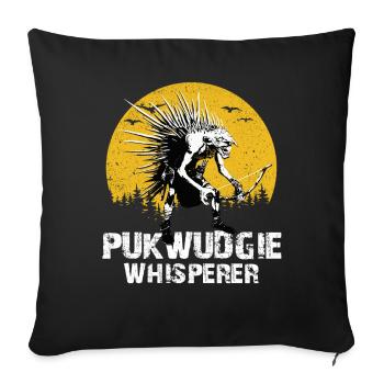 Pukwudgie Cryptid Folklore Myths - Sofa pillowcase 17,3'' x 17,3'' (45 x 45 cm) - black - Front