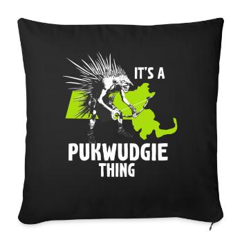 Pukwudgie Cryptid Folklore Myths - Sofa pillowcase 17,3'' x 17,3'' (45 x 45 cm) - black - Front