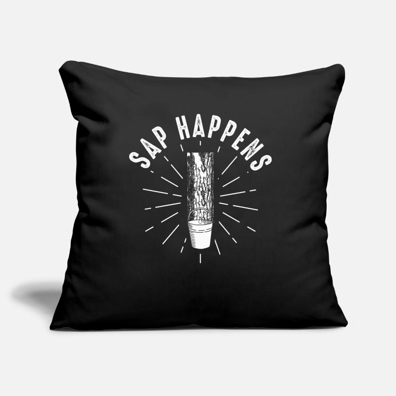 Maple Syrup Tree Tapping Funny Autumn Sofa pillowcase 17,3'' x 17,3'' (45 x 45 cm)
