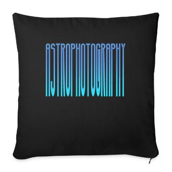 Astronomy Astrophotographer Stargazing - Sofa pillowcase 17,3'' x 17,3'' (45 x 45 cm) - black - Front