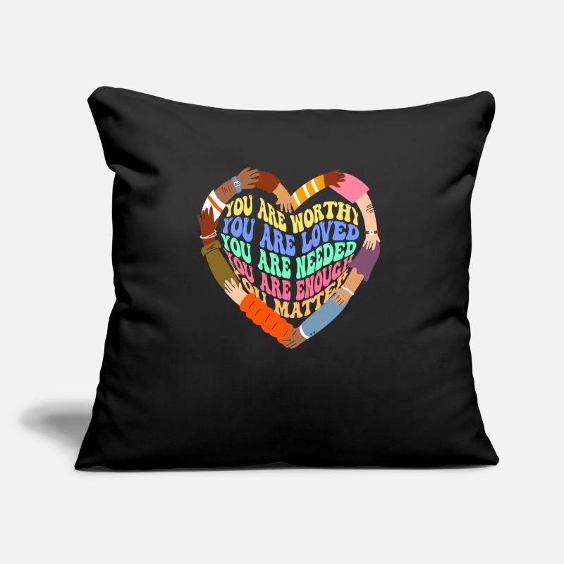 Dépression et conscience bipolaire : Housse de coussin décorative 45 x 45 cm