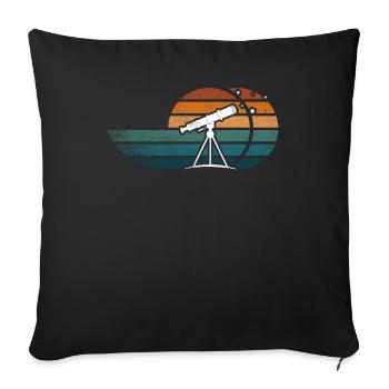 Astronomy Astrophotographer Stargazing - Sofa pillowcase 17,3'' x 17,3'' (45 x 45 cm) - black - Front