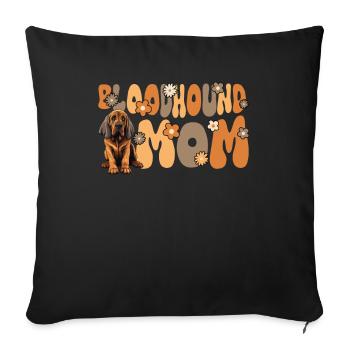 Bloodhound Groovy Bloodhound Maman - Housse de coussin décorative 45 x 45 cm - noir - Devant