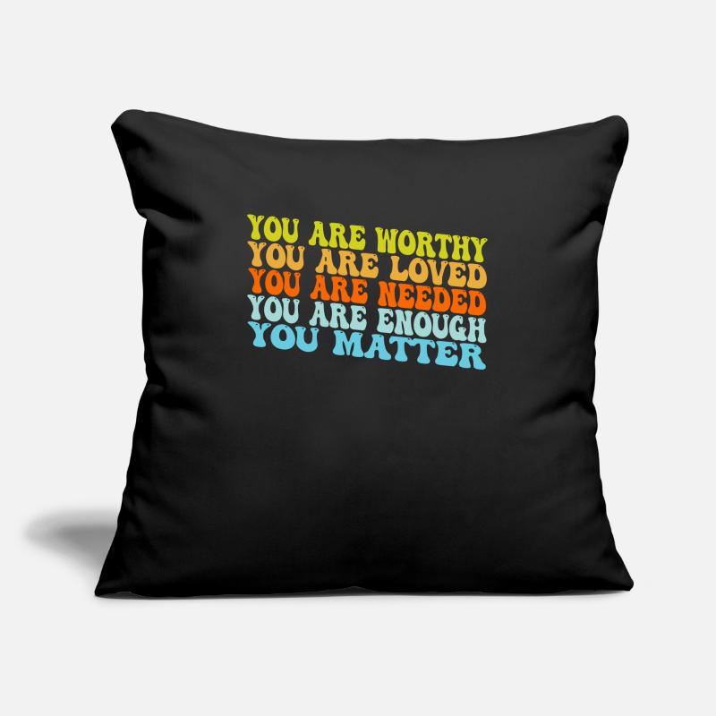 Dépression et conscience bipolaire : Housse de coussin décorative 45 x 45 cm