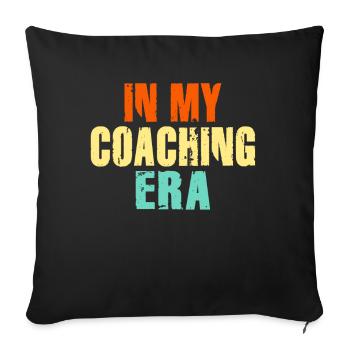 Proud Coach Apparel - Best Coach, Team - Sofa pillowcase 17,3'' x 17,3'' (45 x 45 cm) - black - Front