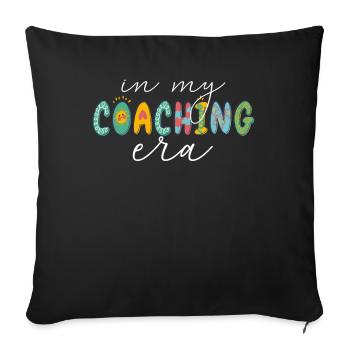 Proud Coach Apparel - Best Coach, Team - Sofa pillowcase 17,3'' x 17,3'' (45 x 45 cm) - black - Front