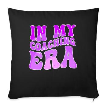 Proud Coach Apparel - Best Coach, Team - Sofa pillowcase 17,3'' x 17,3'' (45 x 45 cm) - black - Front
